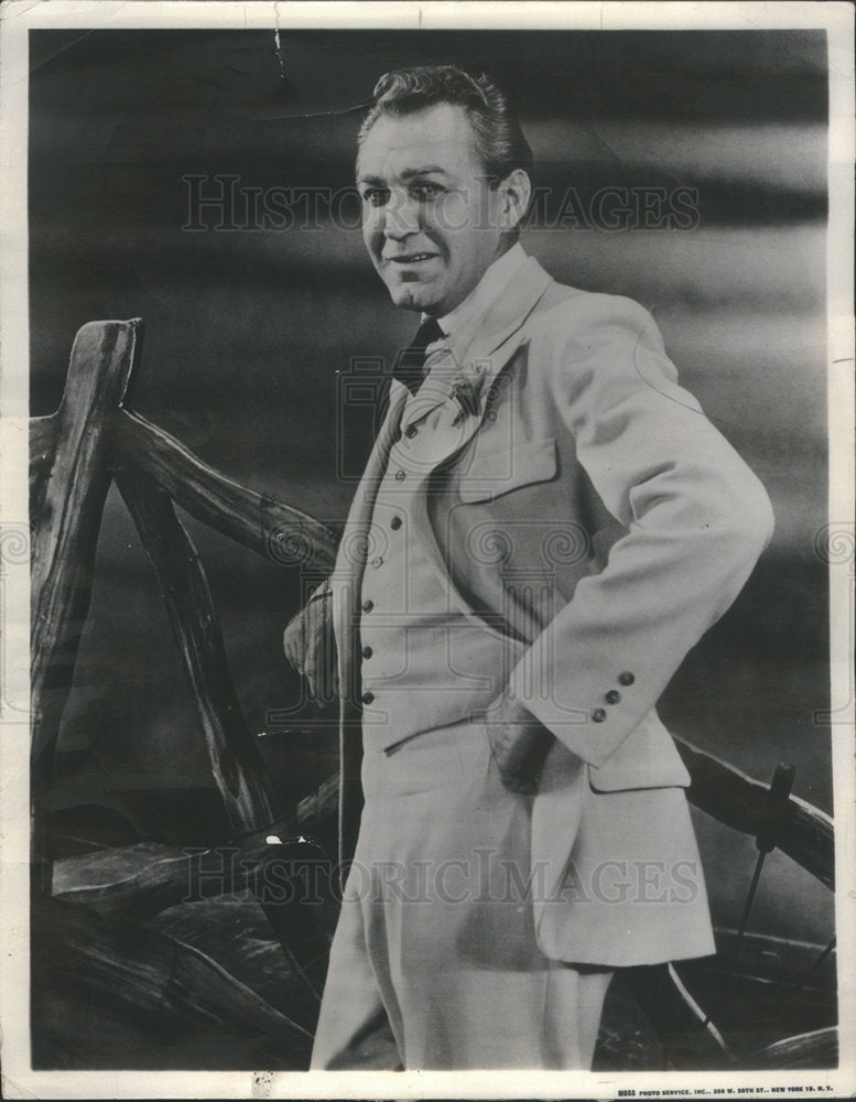 1968 Press Photo Forrest Tucker Music Man Actor - Historic Images