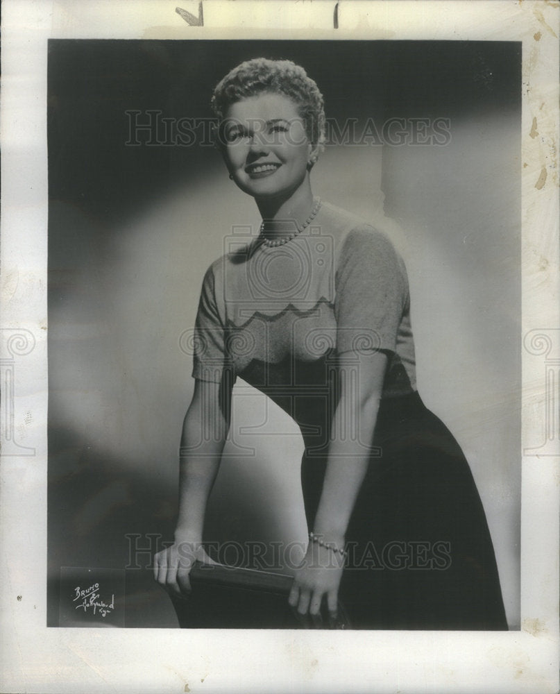 1954 Press Photo Martha Wright TV Star South Pacific - Historic Images