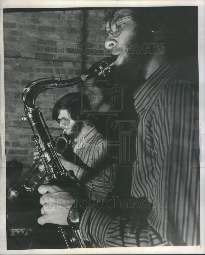 1971 Press Photo Dave Wright Paul Cohn Members Chicago Jazz Rock Group - Historic Images