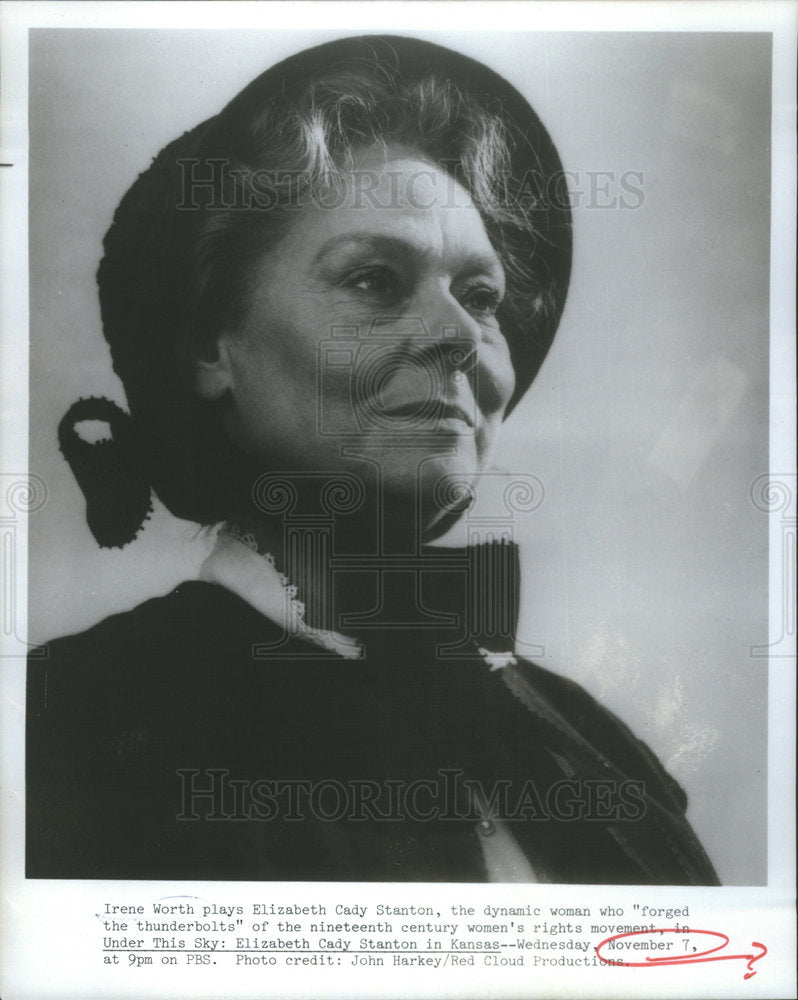 1979 Press Photo Irene Worth American Stage Screen Actress Chicago Michigan - Historic Images