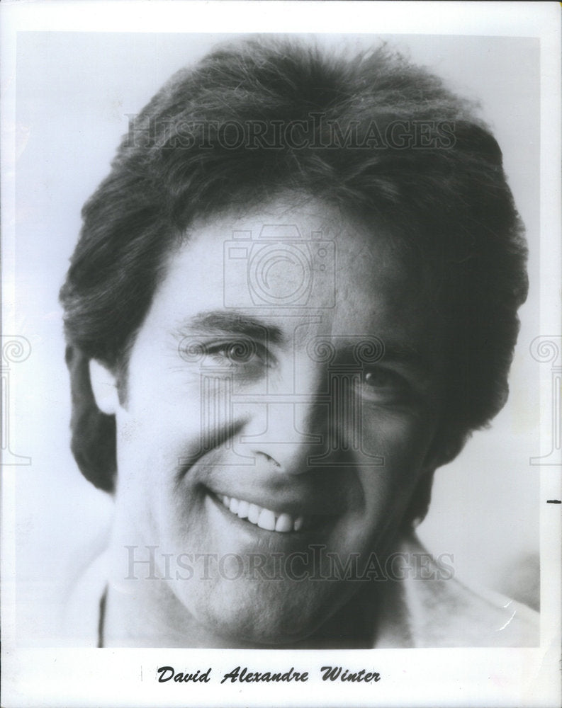 1977 Press Photo David Alexandre Winter Pop Singer - Historic Images