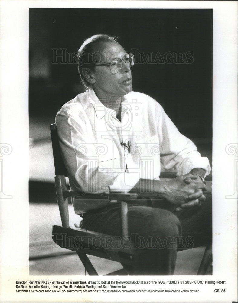 1993 Press Photo Irwin Winkler American Film Director Producer Chicago Michigan - Historic Images