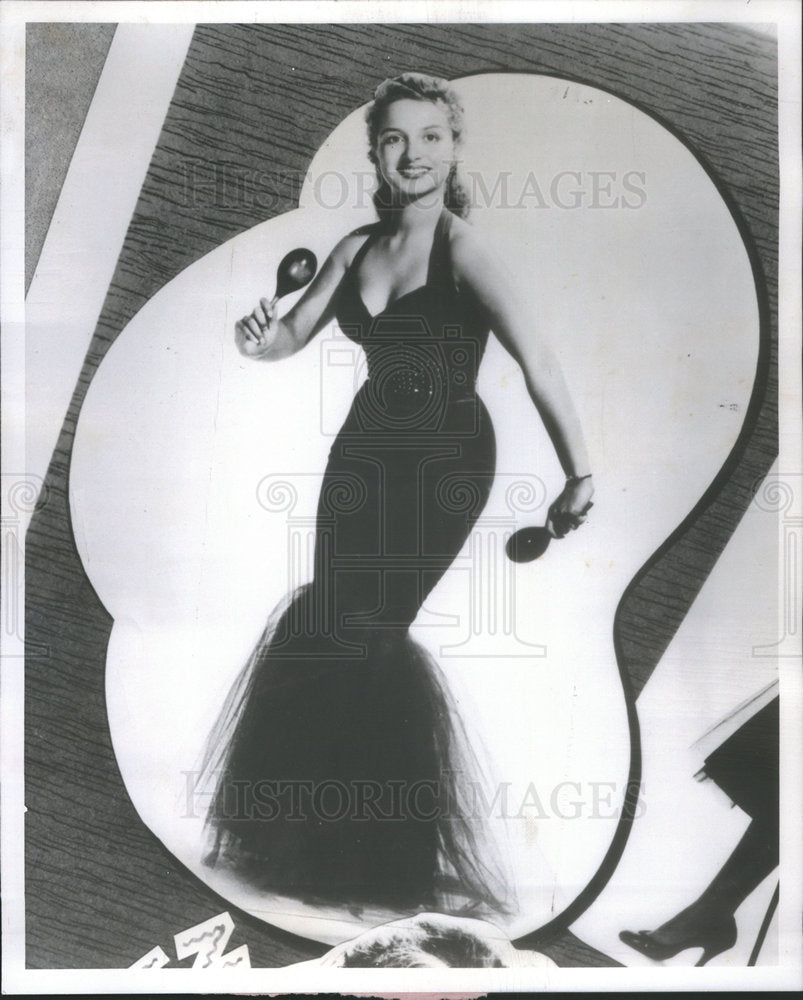 1958 Olga Perez American Singer Performer Chicago Illinois - Historic Images