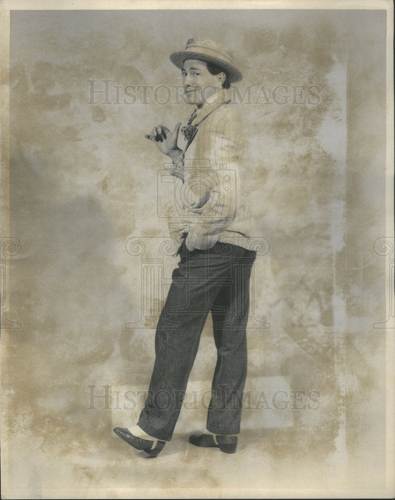 1988 Press Photo Duca In Musical Georgie Beyl At Drury LAne In Evergreen Park - Historic Images