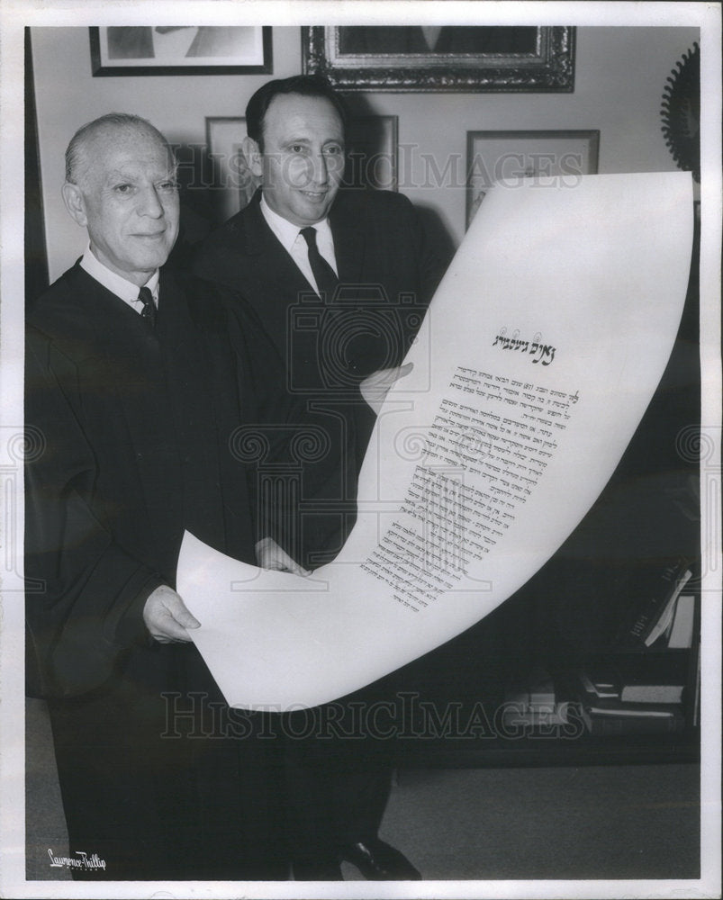 1968 US District Court Judge Abraham Lincoln Marovitz - Historic Images