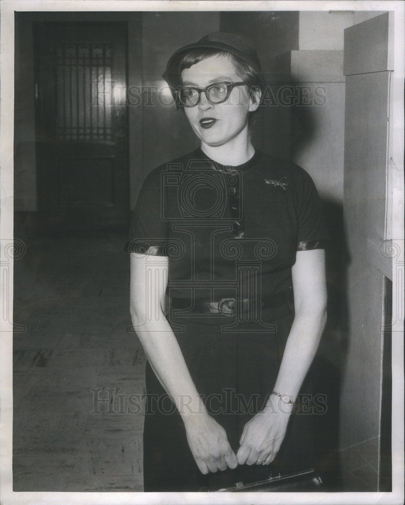 1959 Press Photo Luana Lackey Hansen Case - Historic Images