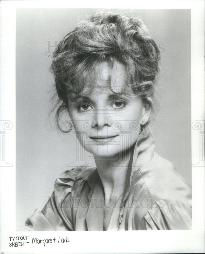 PRESS PHOTO MARGARET LADD AMERICAN ACTRESS - Historic Images