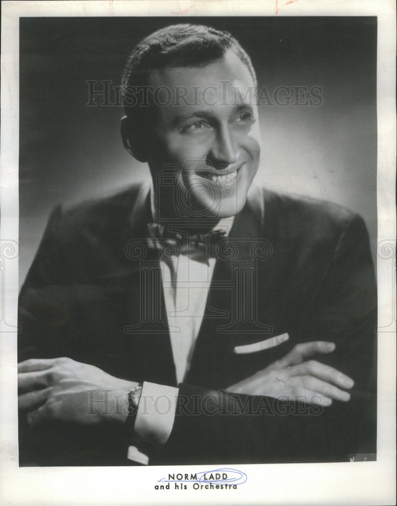 PRESS PHOTO NORM LADD AND HIS ORCHESTRA - Historic Images