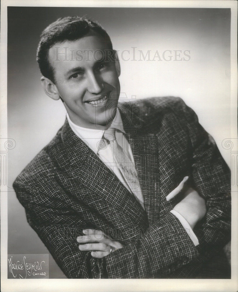 Press Photo Norman Ladd And His Orchestra Playing The Willowbrook Ballroom - Historic Images