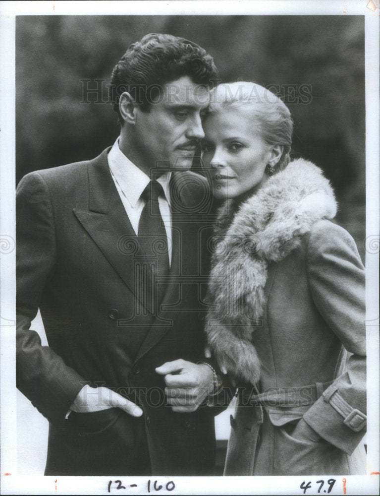 Press Photo Cheryl Ladd,actress with Ian McShane - Historic Images