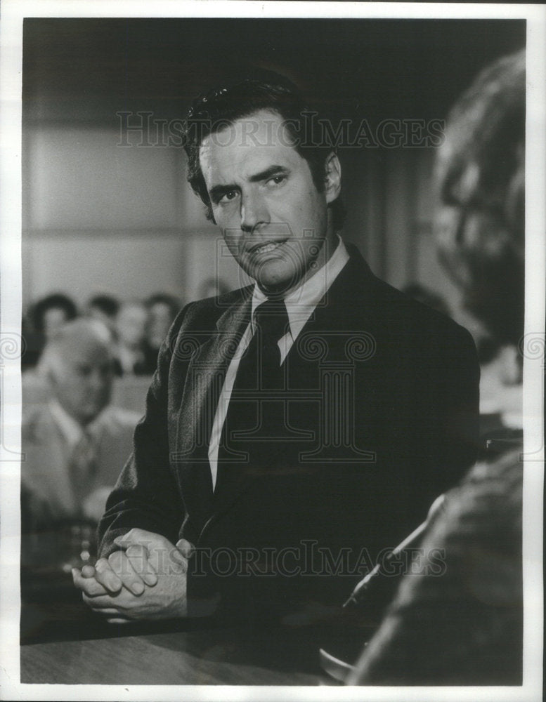 Press Photo Bradford Dillman Verdict Murder Mercy - Historic Images