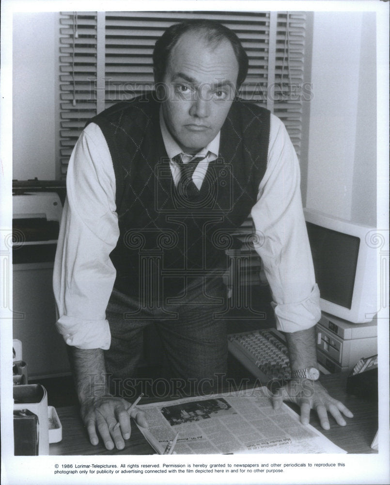 1986 Press Photo GEORGE DICENZO AMERICAN CHARACTER ACTOR - Historic Images