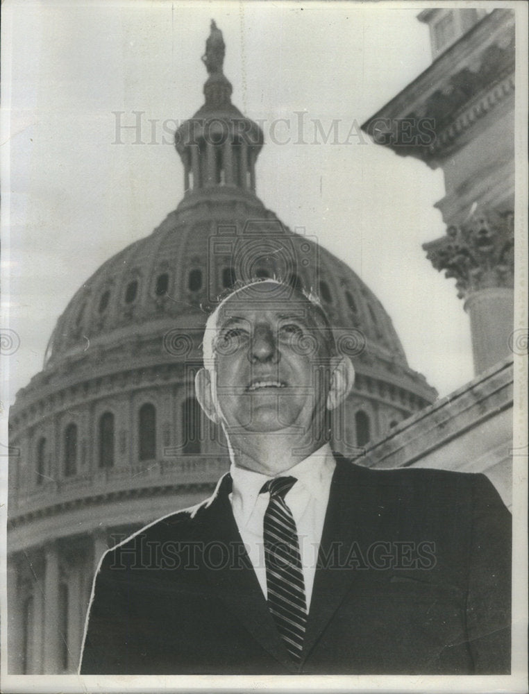 1963 Press Photo Veteran Senator Richard Brevard Russell - Historic Images