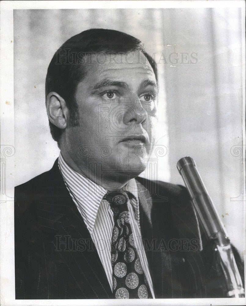1985 Press Photo James T. Ryan Trustees metropolitan Sanitary District - Historic Images