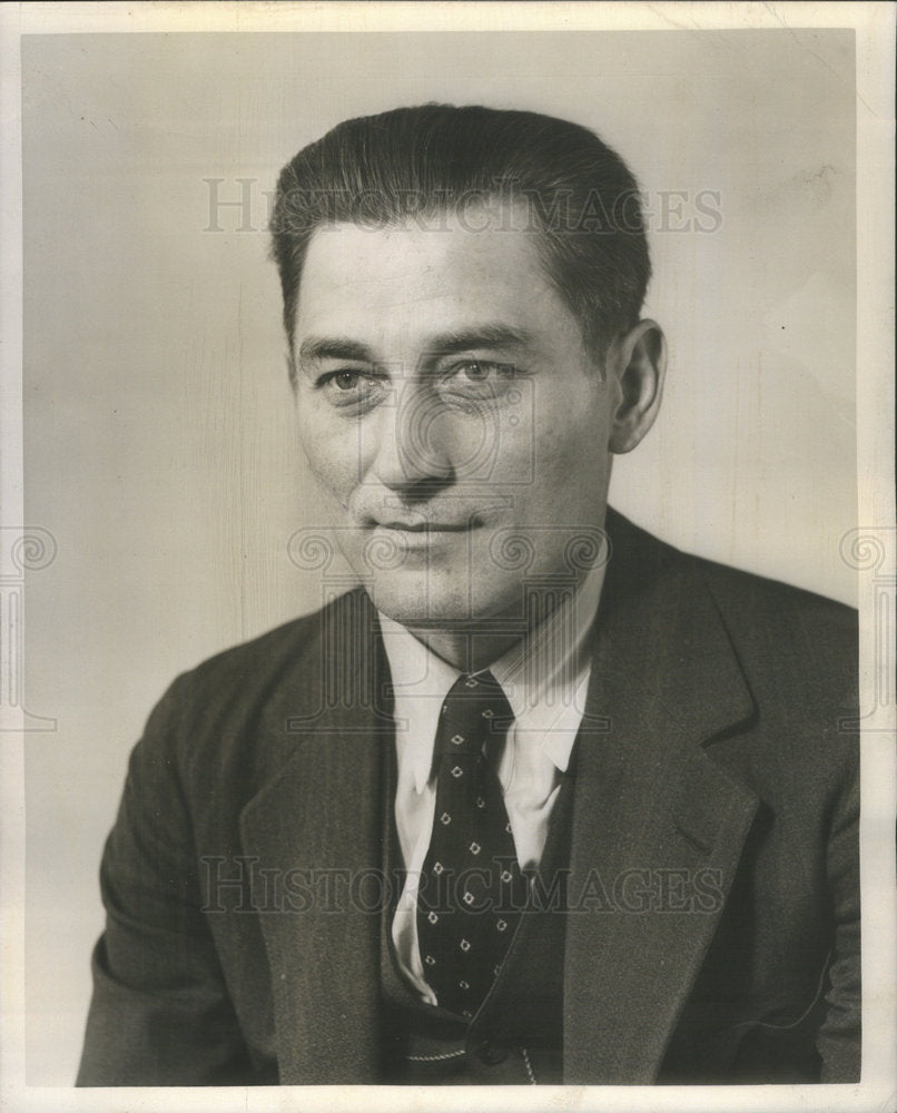 1944 Illinois HIgh School Essay Contest Judge Russell Portrait - Historic Images