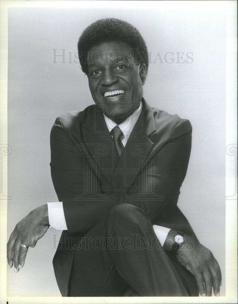 1985 Press Photo Nipsey Russell to Host New Game Show &quot;Your Number Up&quot; - Historic Images