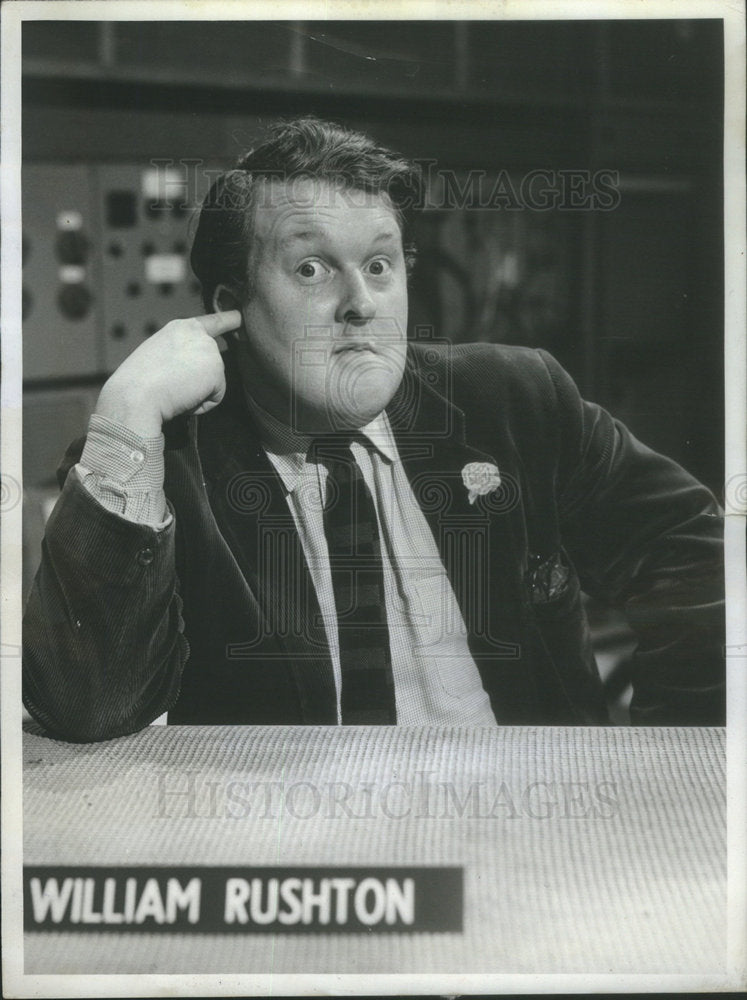 1962 William Rushton On "That Was The Week That Was" - Historic Images