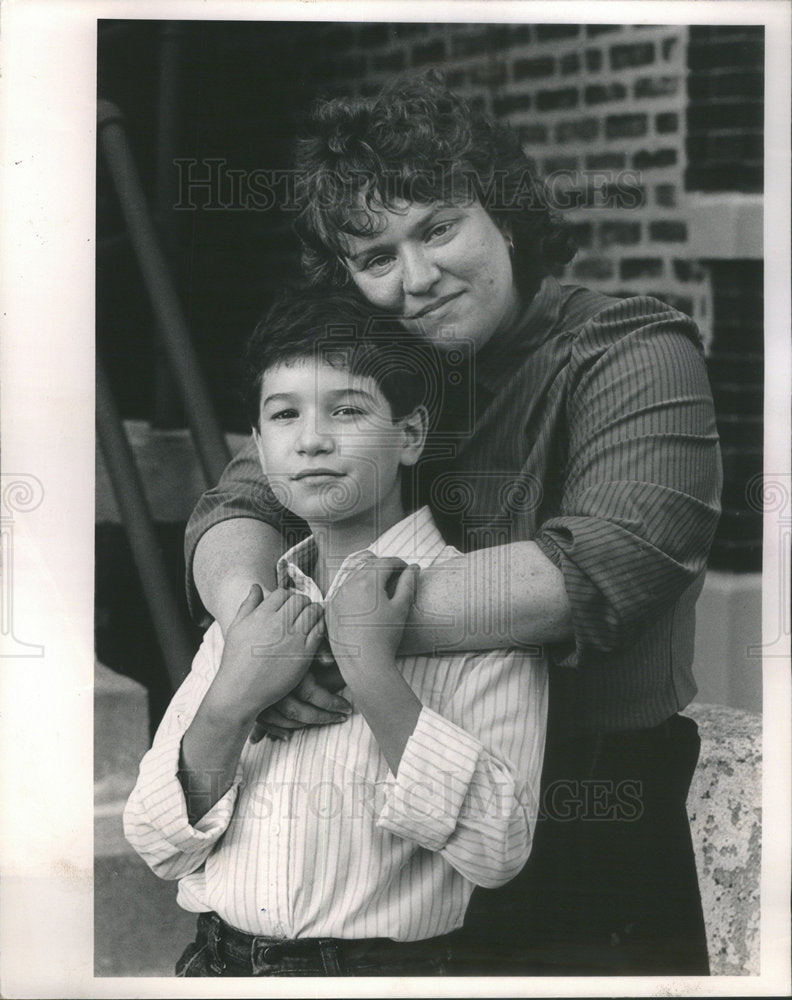 1988 Press Photo Jan Russell and Son Danny - Historic Images