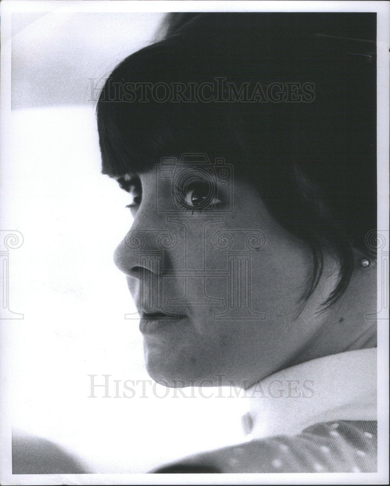 1969 Press Photo Singer Barbara Lawless Side Profile - Historic Images