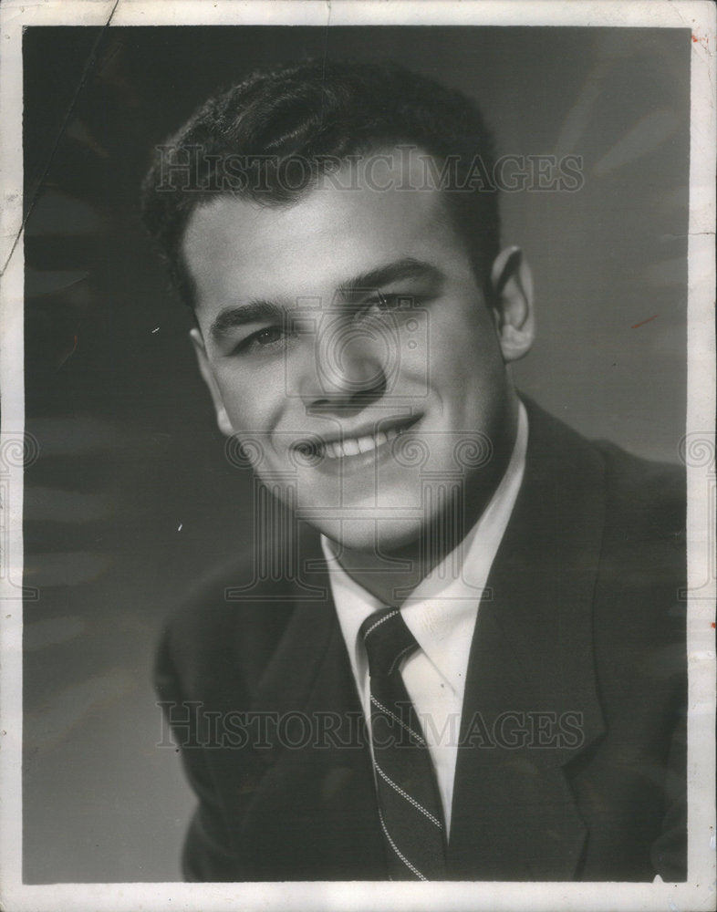 1956 Press Photo American Singer Julius La Rosa - Historic Images