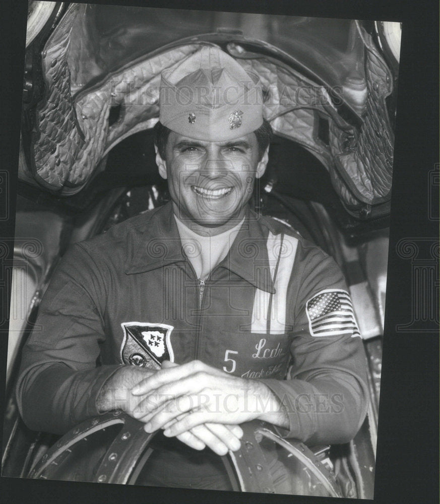 1981 Press Photo The Blue Angels Pilot Lt Commander Jack Ekl - Historic Images