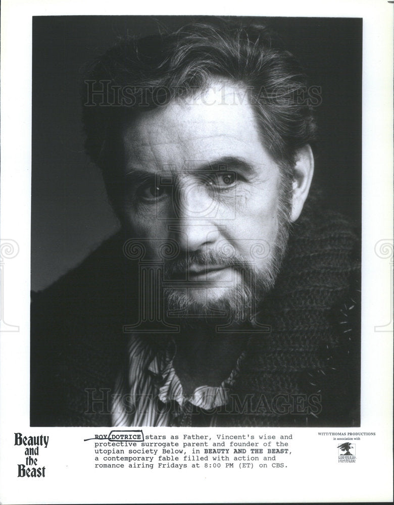 Press Photo Roy Dotrice Actor Father Beauty Beast - Historic Images