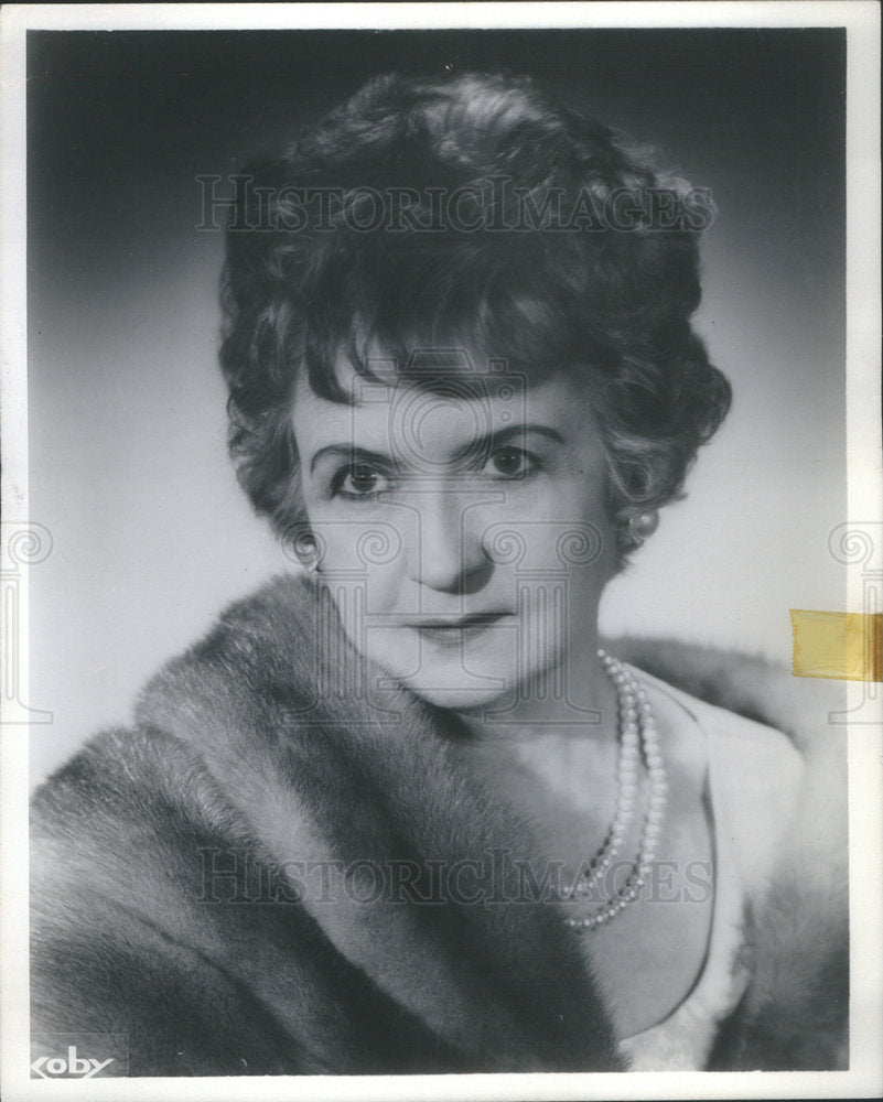Press Photo Evelyn Dorn Actress - Historic Images