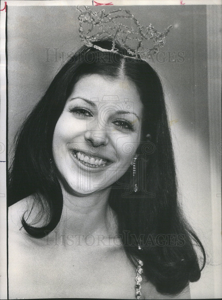 1973 Carol Di Giacomo Teacher Columbus Day Queen Chicago Palmer - Historic Images