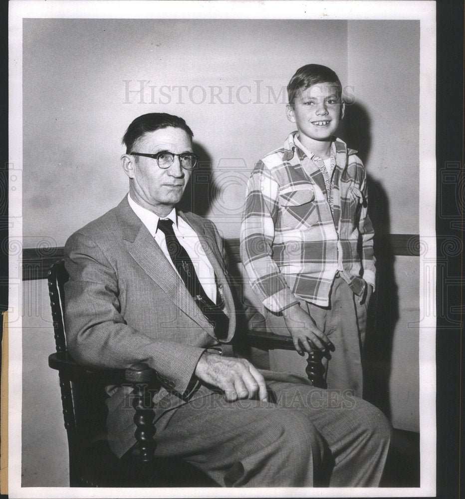 1956 Press Photo Russel Danielson and Douglas Alexander - Historic Images