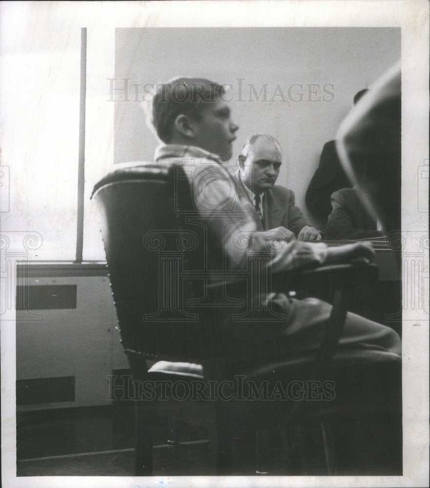 1956 Press Photo Douglas Rupe Alexander and Jim Alexander crime - Historic Images