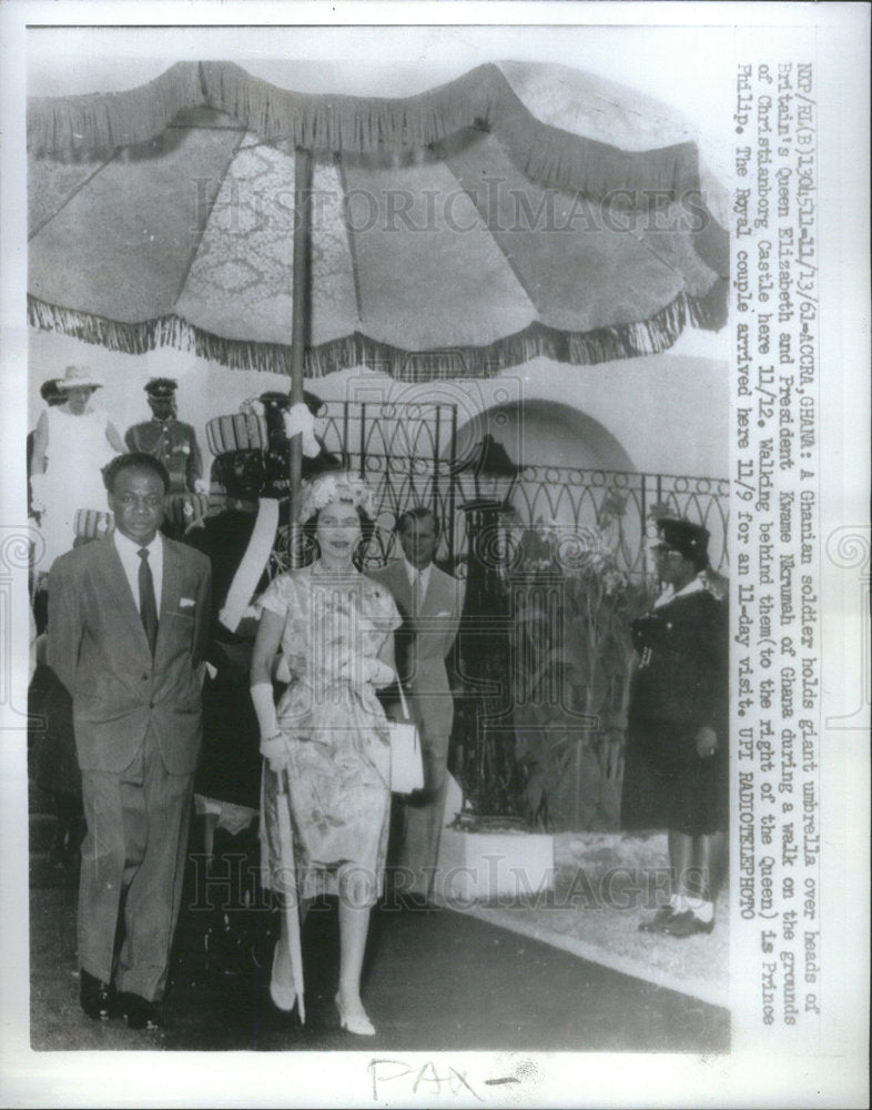 1961 Queen Elizabeth II Ghana-Historic Images