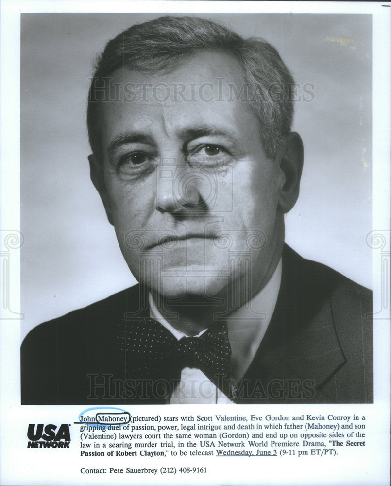 Press Photo John Mahoney/Actor/Frasier/Voice Actor - Historic Images
