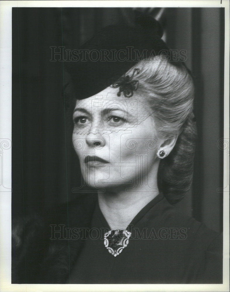 1981 Press Photo Faye Dunaway American Movie Actress - Historic Images