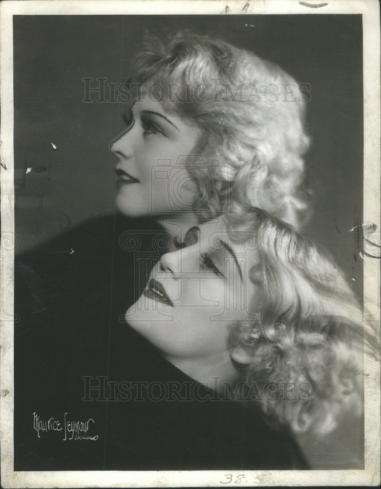 Press Photo Rosetta Vivian Duncan sisters - Historic Images