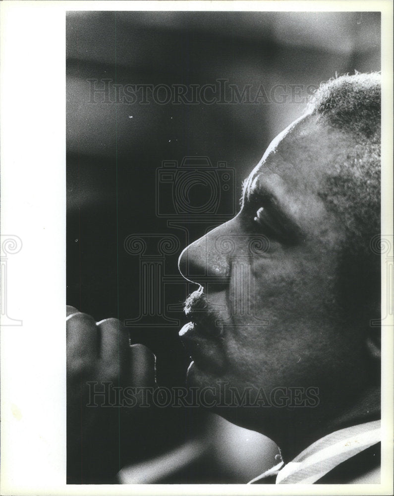 1987 Press Photo Raymon Price Mayor Washington PUSH - Historic Images