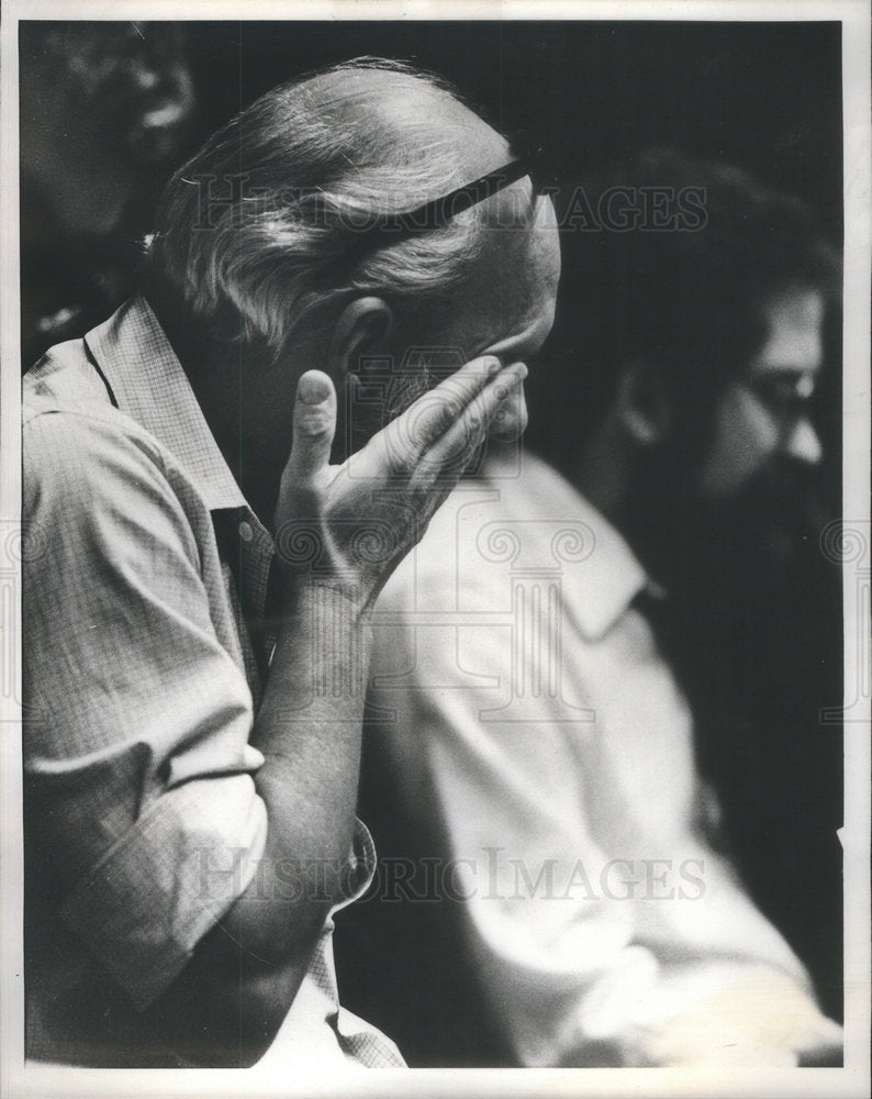 1978 Press Photo Harold Prince Broadway Director Lyric Opera Girl Golden West - Historic Images