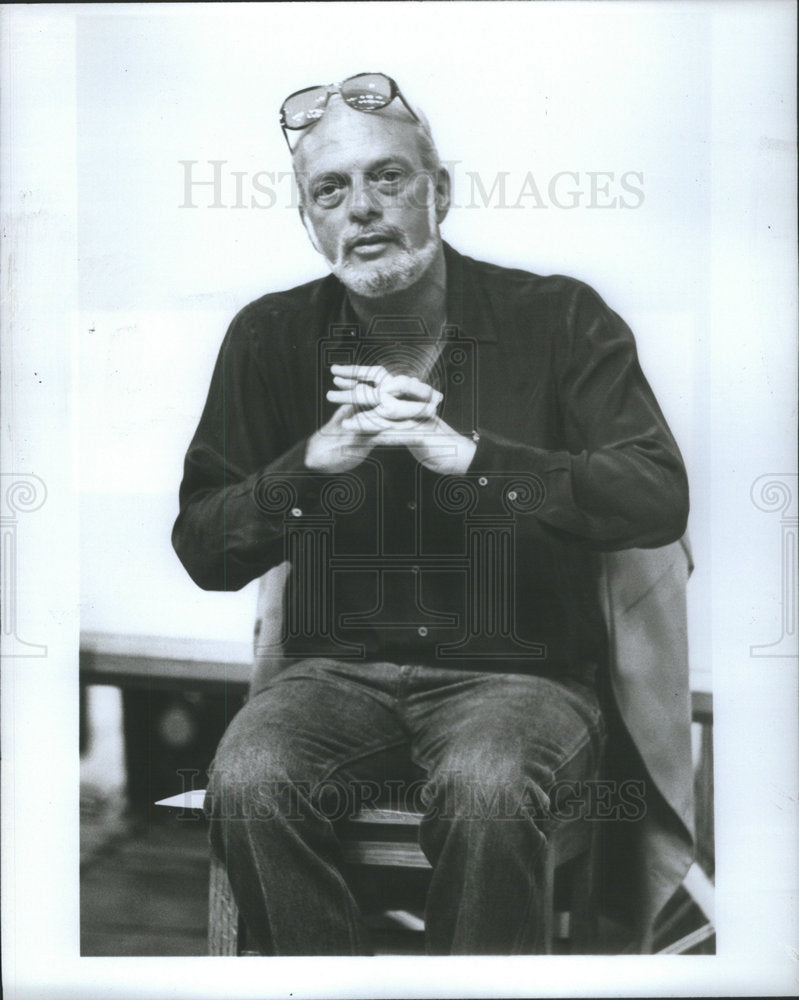 1980 Press Photo Hal Prince Director Evita First Rehearsal Shubert Theater - Historic Images