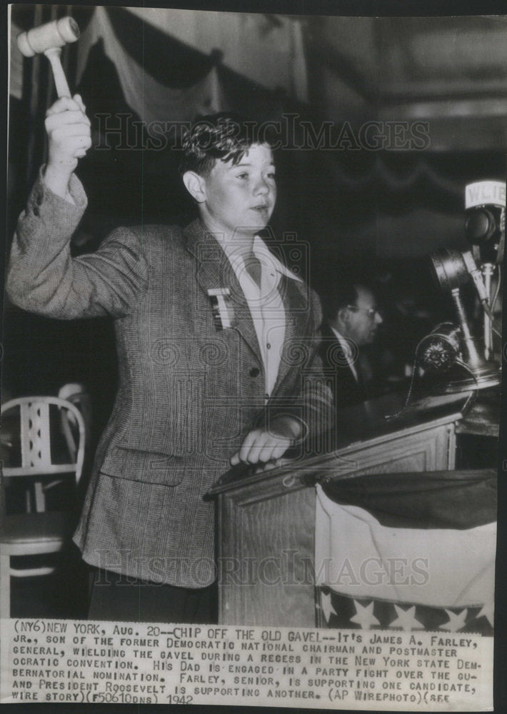 1942 James Farley Junior Son Postmaster General Democratic National - Historic Images