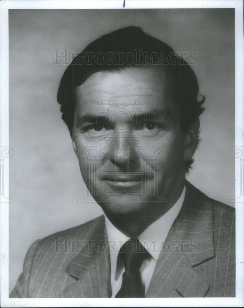 1986 Press Photo William Farley, Chairman, Farley Industries - Historic Images