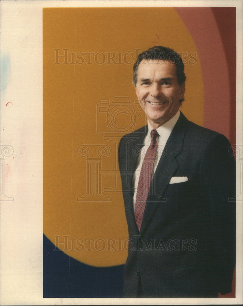1988 Press Photo William Farley, Chairman, Farley Industries - Historic Images