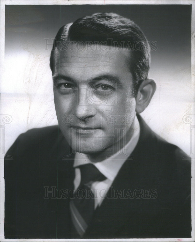 1970 Wayne Fariss Anchorman WBBM-TV Big News - Historic Images