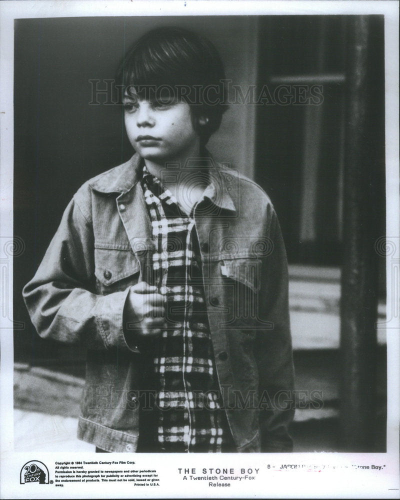 1984 Press Photo Jason Presson &quot;The Stone Boy&quot; - Historic Images