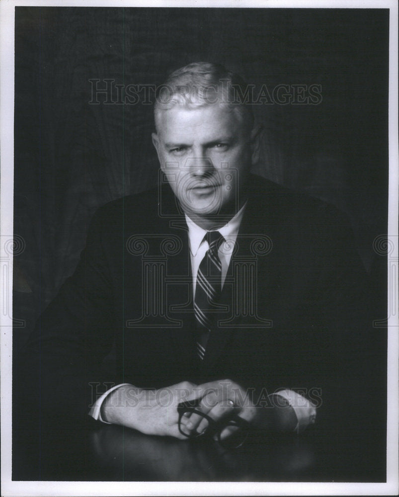 Press Photo Donald Prince Educational Administration Illinois State University - Historic Images