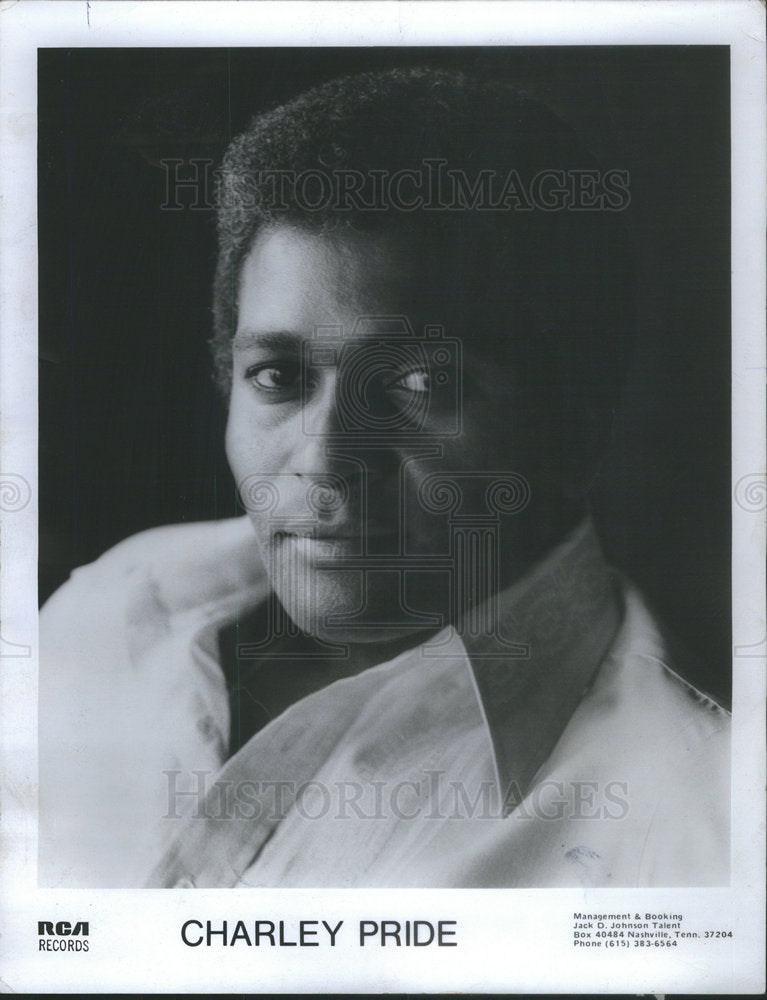 1973 Charley Frank Pride Country Singer - Historic Images