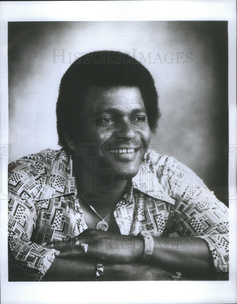 1977 Press Photo Charley Pride Promoting Charley Pride Show - Historic Images