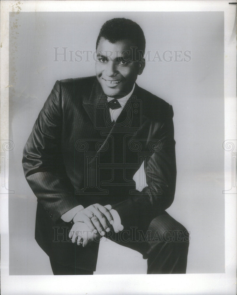 1970 Charley Pride Midwest Fair Balmoral Park Crete Western Singer - Historic Images