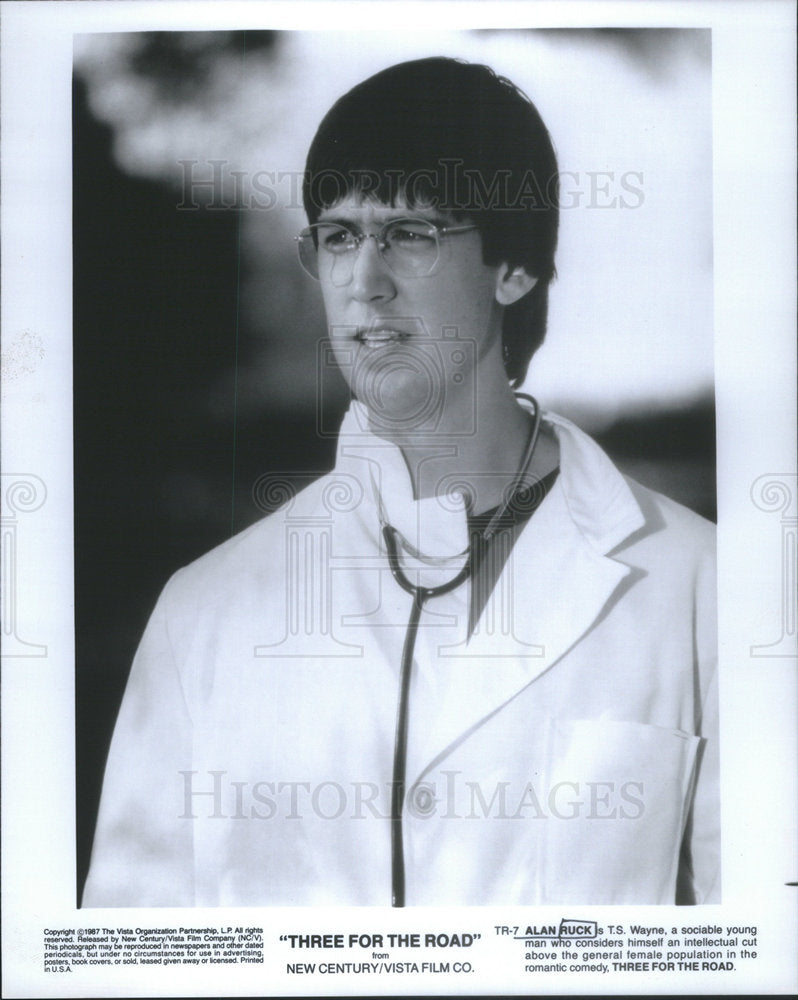 1987 Press Photo three for the Road alan ruck - Historic Images
