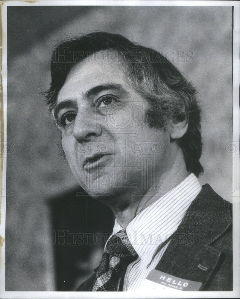 1977 Press Photo Dr. Marvin Rosner/Red Squad Press Conference - Historic Images