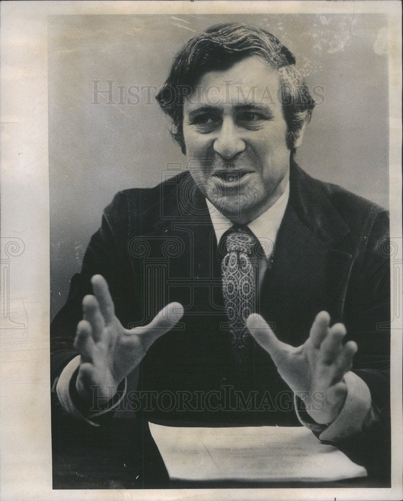 1977 Press Photo Dr. Marvin Rosner/Abortion/Chicago/Grant Hospital - Historic Images
