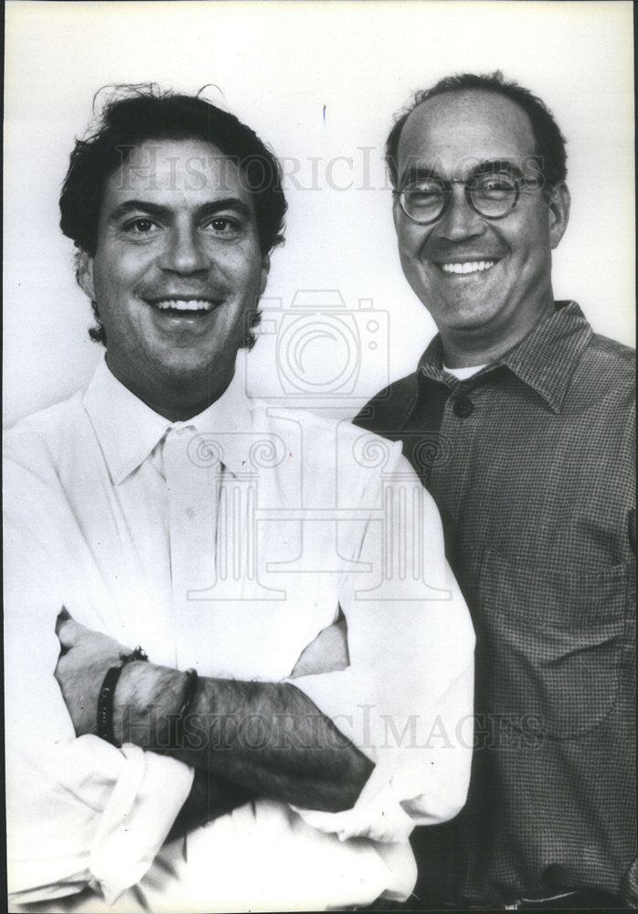 1992 Press Photo John Falsey Josh Brand Producers Northern Exposure - Historic Images